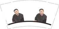 12241205人物图片 9盎司加厚1千：myq777777798 一次性定制纸杯、一次性广告纸杯设计图