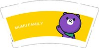 3141130 MUMU FAMILY 9盎司1000个：241130-288379441470180 一次性定制纸杯、一次性广告纸杯设计图