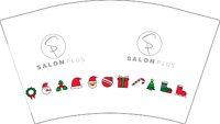 12241125Salon plus12盎司1千：chanchanddd 一次性定制纸杯、一次性广告纸杯设计图