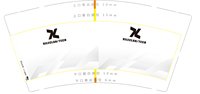 12241206 XILECLAN9盎司1千：点点点早 一次性定制纸杯、一次性广告纸杯设计图