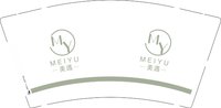 12241205有改美遇9盎司1千个：t_1495779247877_0407 一次性定制纸杯、一次性广告纸杯设计图