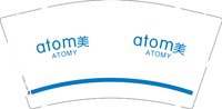 3141129 ATOM美 9盎司特厚1000个：241129-074081964423072 一次性定制纸杯、一次性广告纸杯设计图