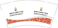 12241125南阳市社旗县下洼镇王海龙花生米9盎司1千：王林玉521 一次性定制纸杯、一次性广告纸杯设计图