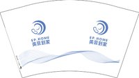 12241126英菲到家12盎司1千：李小蜜t 一次性定制纸杯、一次性广告纸杯设计图