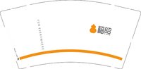 12241123福照 9盎司加厚1000个：ly1738517301 一次性定制纸杯、一次性广告纸杯设计图