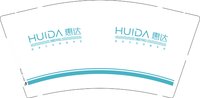 3141206 惠达 9盎司特厚1000个：241206-239369009440724 一次性定制纸杯、一次性广告纸杯设计图