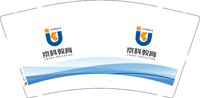13241203 京科教育9盎司1千个;ling点零秒 一次性定制纸杯、一次性广告纸杯设计图