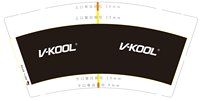 12241202VKOOL 9盎司加厚1千（注意味道）：l刘泽鹏73865336 一次性定制纸杯、一次性广告纸杯设计图