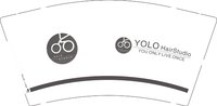 12241125YOLO9盎司加厚1千（黑高盖一千）（一千一箱已补入仓费）：gigitam0130 一次性定制纸杯、一次性广告纸杯设计图
