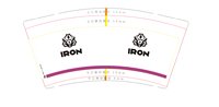 12241126 IRON9盎司2千个专版350克：tb19548814 一次性定制纸杯、一次性广告纸杯设计图