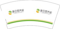 12250103康合营养家7盎司2千：tb7894796448 一次性定制纸杯、一次性广告纸杯设计图