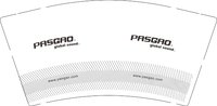 12241203PASGAO9盎司加厚2千：黎小出99 一次性定制纸杯、一次性广告纸杯设计图