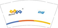 12241219迈威 9盎司1000个专版350g：夫子2004 一次性定制纸杯、一次性广告纸杯设计图