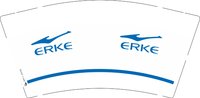 13241225ERKE9盎司加厚1千个：天佑户外999 一次性定制纸杯、一次性广告纸杯设计图