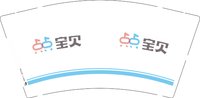 13241230点点宝贝9盎司4千个：桑陌桑大人 一次性定制纸杯、一次性广告纸杯设计图