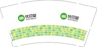 12250104优印堂9盎司1千：莫鱼鱼5861 一次性定制纸杯、一次性广告纸杯设计图
