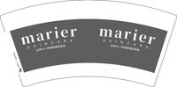 12250101marier7盎司1千个（集运仓已收费）：chloeleung131 一次性定制纸杯、一次性广告纸杯设计图