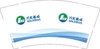 12241213川发龙蟒 9盎司3000个：xinyangtama 一次性定制纸杯、一次性广告纸杯设计图