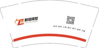 12241220 （改）耐信模型9盎司加厚350克专版1千个：wandafull 一次性定制纸杯、一次性广告纸杯设计图