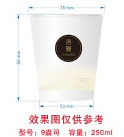 12241210 洛曼9盎司1千：t_1489131520937_0642 一次性定制纸杯、一次性广告纸杯设计图