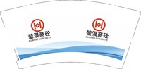 13241214 堃淏商砼9盎司特厚1千个：sungang0501 一次性定制纸杯、一次性广告纸杯设计图