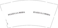 12241211 PIAZZA LA MODA9盎司加厚1千个：pangpangshuang 一次性定制纸杯、一次性广告纸杯设计图