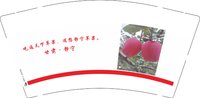 3140104 吃遍天下苹果 9盎司特厚1000个：250104-211183286643128 一次性定制纸杯、一次性广告纸杯设计图