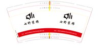 12241223【图稿错误 不要关联】七野装饰9盎司加厚1千：孙梦梦smm 一次性定制纸杯、一次性广告纸杯设计图