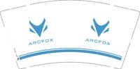 12241222ARCFOX9盎司加厚2千（50一条）：甜时月 一次性定制纸杯、一次性广告纸杯设计图