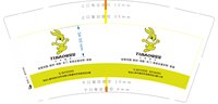 12241225 （500一箱）TUBAO兔宝宝9盎司5万350克专版：踩踩踩13738955956 一次性定制纸杯、一次性广告纸杯设计图