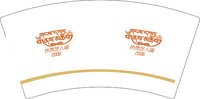 12250102热贡艺人阁7盎司2千个（再改）：来了蹦蹦跳跳 一次性定制纸杯、一次性广告纸杯设计图