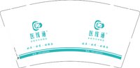 12241211医线通9盎司1千：依旧爱笑53 一次性定制纸杯、一次性广告纸杯设计图