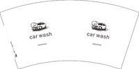 13250106 car wash7盎司2千个加急：仙人掌小可 一次性定制纸杯、一次性广告纸杯设计图