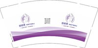 12241216颜初康9盎司1千：宣辰妈妈60672670 一次性定制纸杯、一次性广告纸杯设计图