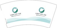 12241229科茵特7盎司1000个：雅雅ya吖头999 一次性定制纸杯、一次性广告纸杯设计图