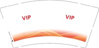3141225 ViP 9盎司350g专版1000个：241225-578572829103791 一次性定制纸杯、一次性广告纸杯设计图