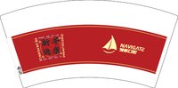 13241221领航口腔 7盎司1千个：angie不安静 一次性定制纸杯、一次性广告纸杯设计图