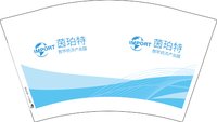 12241211茵珀特 12盎司1000个：摩羯妞妞 一次性定制纸杯、一次性广告纸杯设计图
