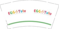 11241224EGGTutu9盎司1千个：小小小狸子00 一次性定制纸杯、一次性广告纸杯设计图
