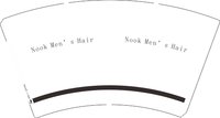 13241216Nook Men’s Hair14盎司1千个：mmh2963461162 一次性定制纸杯、一次性广告纸杯设计图