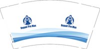 12241219Repair Pro Max 9盎司加厚3千个：小女神的微笑 一次性定制纸杯、一次性广告纸杯设计图