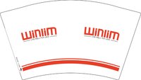 12241216WINLIM12盎司1千：宁波威菱电器 一次性定制纸杯、一次性广告纸杯设计图