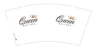 11241219NAILSPA9盎司2千个：queennailspa 一次性定制纸杯、一次性广告纸杯设计图
