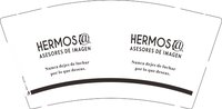 11241209HERMOS9盎司1千个：lalade1 一次性定制纸杯、一次性广告纸杯设计图