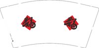 13241226福9盎司加厚1千个：叮叮当当0529 一次性定制纸杯、一次性广告纸杯设计图