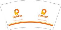 12250111Rebest 7盎司1000个：艾若冰0608 一次性定制纸杯、一次性广告纸杯设计图