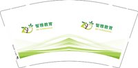 3140111 智雅教育 9盎司1000个：250111-183553267290197 一次性定制纸杯、一次性广告纸杯设计图