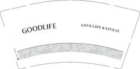 12250108 GOODLIFT9盎司1千个：ll北北822 一次性定制纸杯、一次性广告纸杯设计图
