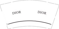 12250114DIOR 9盎司加厚1000个：子栌素 一次性定制纸杯、一次性广告纸杯设计图