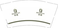 3140108 书悦 9盎司1000个：250108-034241256980857 一次性定制纸杯、一次性广告纸杯设计图